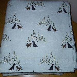 Eddie Bauer HOME King Size Flannel Sheet Set - 4 PC - 100% Cotton